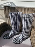 Regenstiefel mit Hahnentrittmuster Nürnberg (Mittelfr) - Oststadt Vorschau