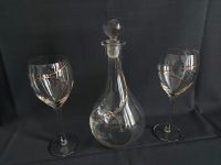 ⭐️NEUWERTIG Wein-Set Karaffe und Gläser Kristallglas Spirale Gold Köln - Bickendorf Vorschau