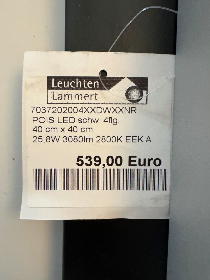 Lampe, Deckenlampe, Elisa Luce Pois LED schwarz 40x40 cm - NEU in Ellerau 