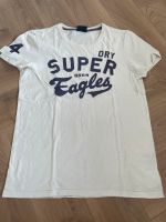 Superdry T-Shirt Herren weiß lila Aufdruck Oberteil Shirt L Brandenburg - Panketal Vorschau