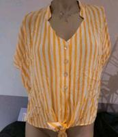 Orsay Bluse gr. 40 gelb weiss Versand 2,00€ Bayern - Großwallstadt Vorschau