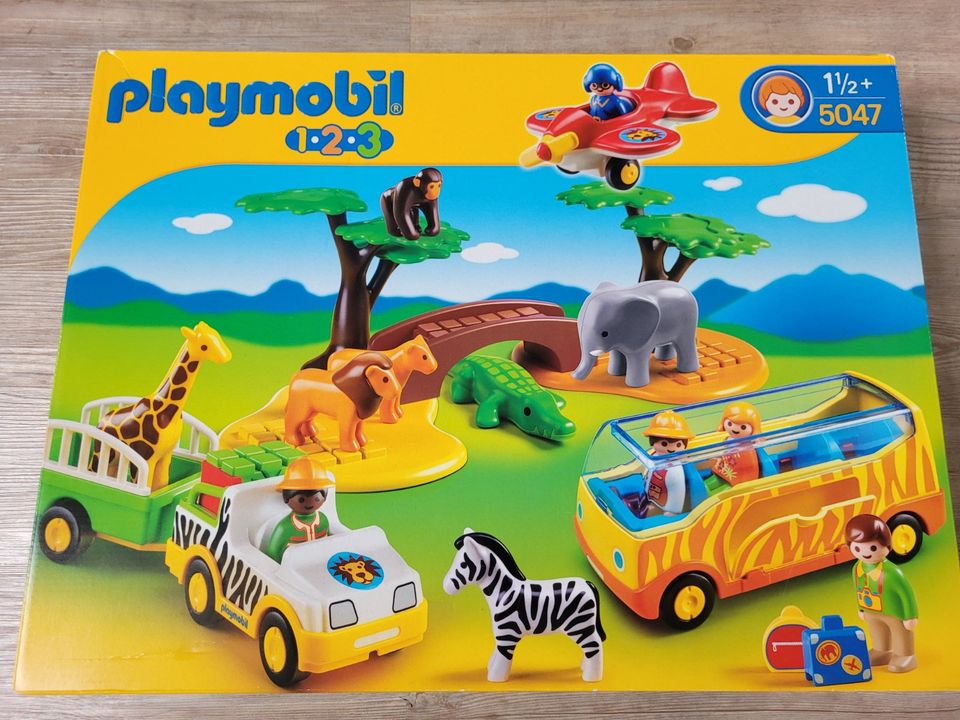 Playmobil 123 + gratis Auto ☆ TOP ☆ große Afrika-Safari 5047 in Dollern