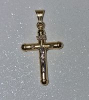 Anhänger Kettenanhänger Goldanhänger Jesus Kreuz INRI 585 Gold Nordrhein-Westfalen - Herne Vorschau