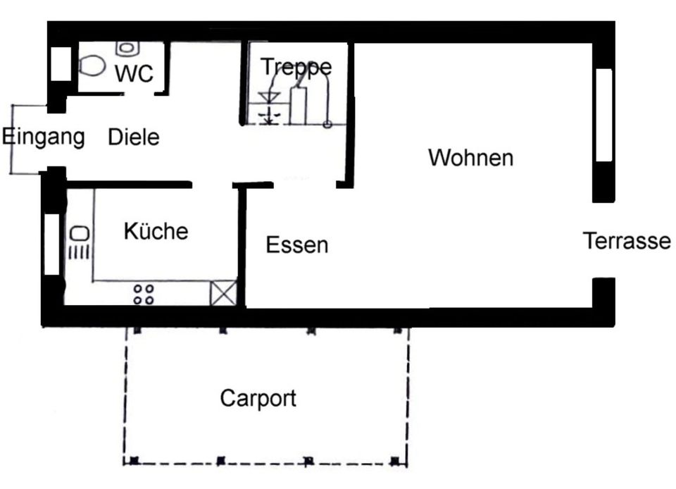 Ruhige Sackgasse - Modernisierte 4-Zimmer-DHH - Garten - Carport in Elmshorn