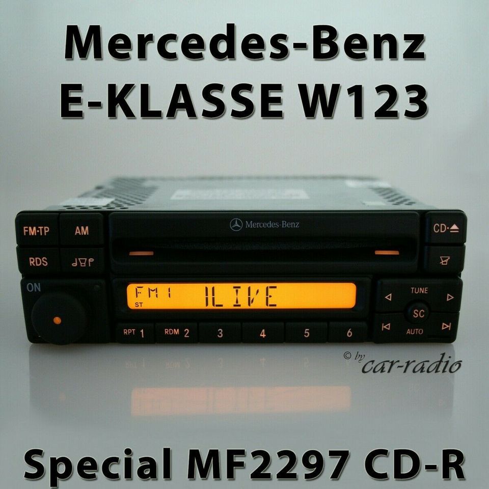 Original Mercedes Special MF2297 CD-R W123 Radio E-Klasse S123 in Gütersloh