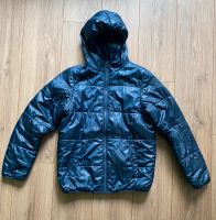 blaue Winterjacke, Wendejacke, mit Kapuze, Gr. 164 Nordrhein-Westfalen - Versmold Vorschau