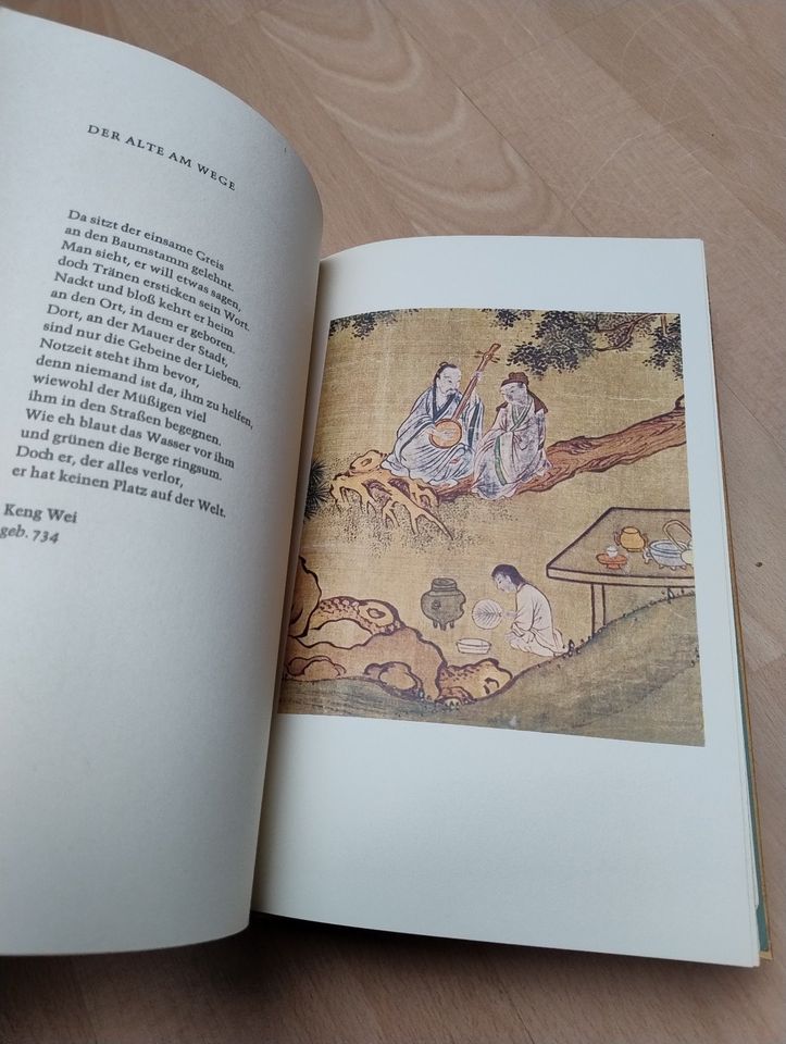 Buch gebunden chinesische Gedichte im Schuber sehr schön in Krefeld