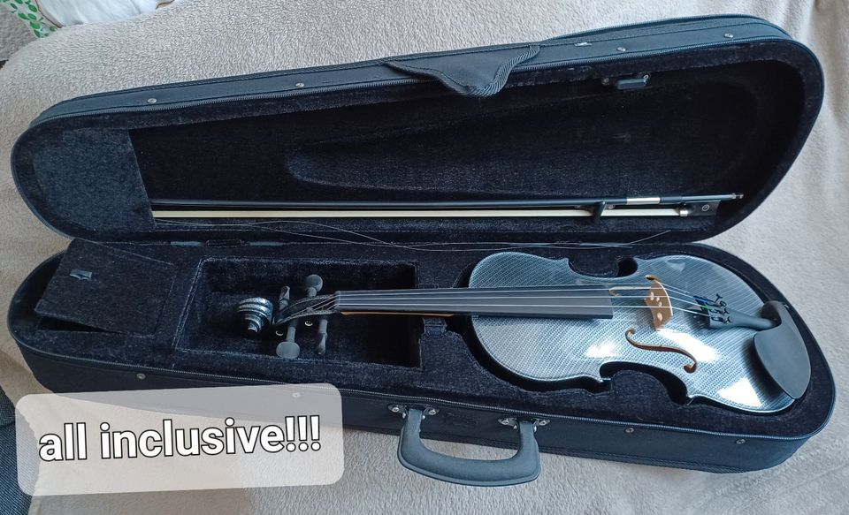 Thomann Violine 4/4 in Carbon-Fiber-Optik in Lengefeld