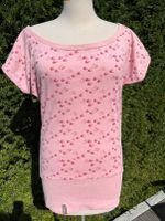 Naketano kurz Arm Shirt rosa mit Schwalbenmuster in S Niedersachsen - Braunschweig Vorschau