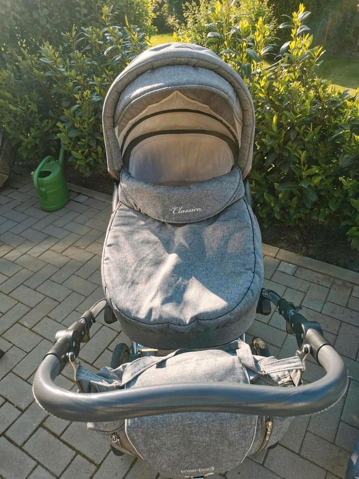 Kinderwagen / Kombiwagen Knorr Baby Classico mit viel Zubehör in Steinebach (Sieg)