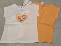 Doppelpack T-Shirts weiß, orange, NEU, Größe 92 Niedersachsen - Braunschweig Vorschau