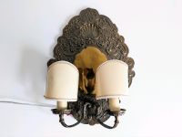 Wandleuchte, Vintage-Wandlampe mit zwei Leuchtern, Messing Bonn - Nordstadt  Vorschau