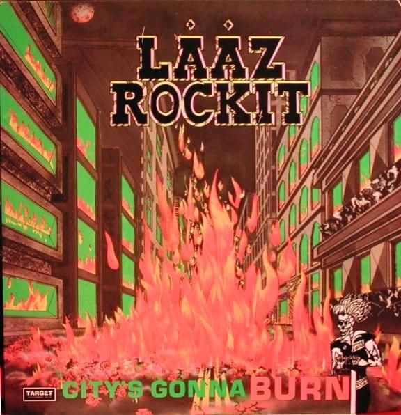 LP Vinyl Laaz Rockit # Citys gonna burn # Metal Rock in Gladbeck