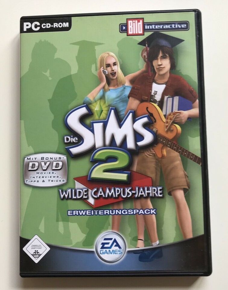 Sims 2 Basispack/ Grundpack, Wilde Campus-Jahre & Nighlife in Köln