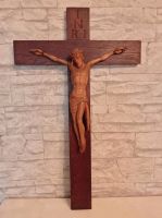 Großes Jesus Kreuz Kruzifix Holz Inri Niedersachsen - Horstedt (Niedersachsen) Vorschau