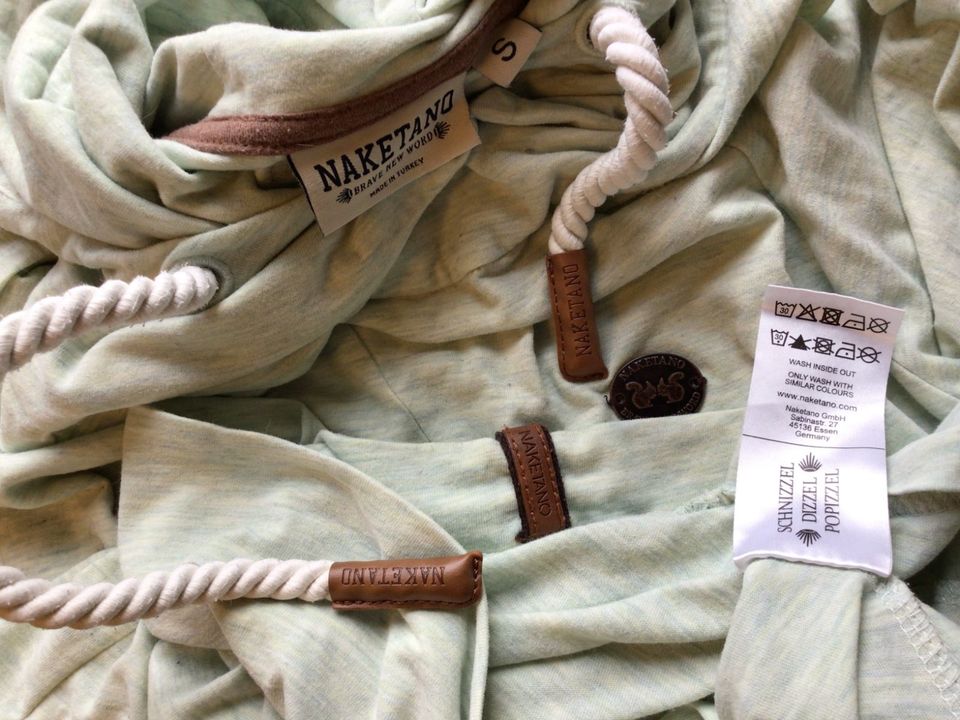 Naketano - Sweatshirt -Sweatpulli -dünnes Pulli -Hoodie-Gr.S-36 in München