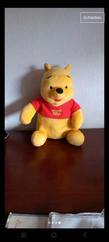 Winnie Pooh Spielzeug Fischer Price spricht und singt in Konz