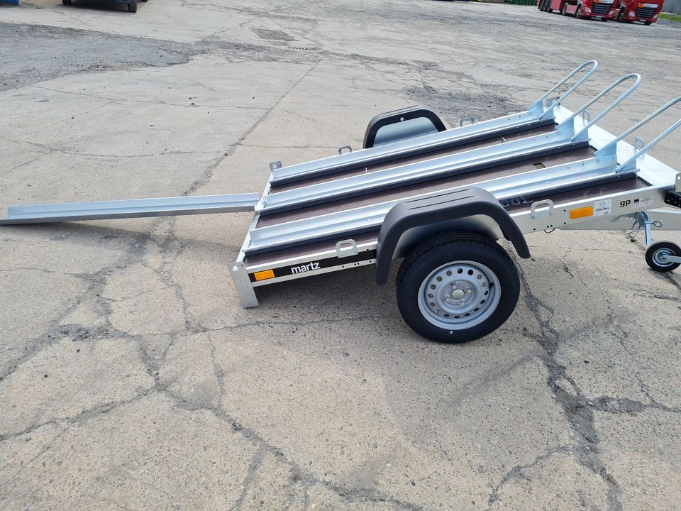 Autoanhänger Motorradanhänger 3 Motorräder kippbar 750kg⭐NEU⭐ in Hamm