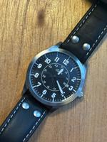 S.Oliver Herrenuhr Fliegeruhr mit Echtleder Armband Bayern - Straubing Vorschau