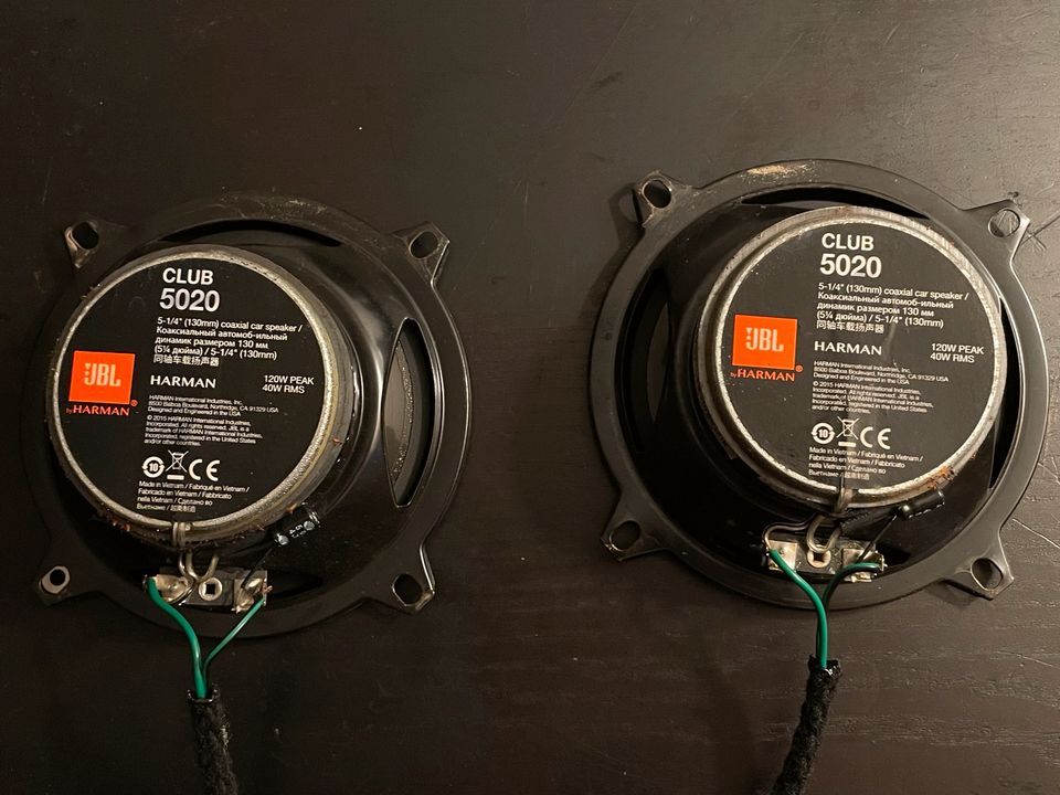 2x JBL CLUB 5020 Autolautsprecher Koaxial 5,25“ 135mm 13,5cm 120W in Hildrizhausen