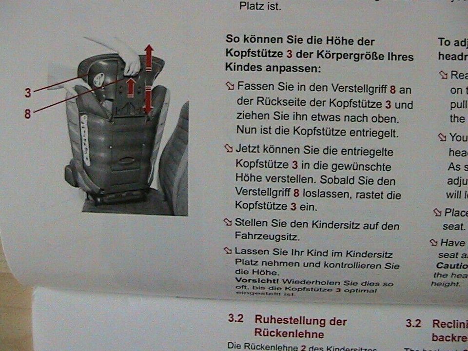 Römer Auto-Kinder-Sitz 15-36kg bis 12J.,ISOFIX,unfallfrei,TOP! in Remptendorf