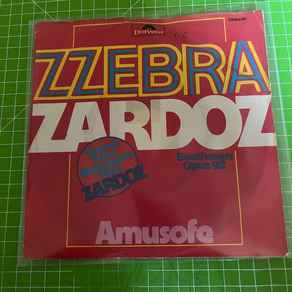 Zzebra – Zardoz; Schallplatte, Single, 7'',GER, Fusion in Hannover