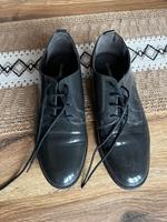 neuwertige Schnürschuhe / Lackschuhe / Schuhe anthrazit Baden-Württemberg - Aalen Vorschau