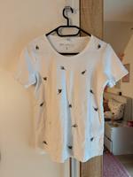 Weißes T Shirt mit Muster Hessen - Marburg Vorschau