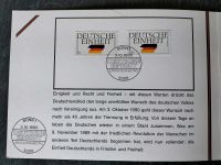 Deutsche Einheit Erstausgabe Bund 1477/1478 + Block 22 Briefmarke Hamburg-Mitte - Hamburg Wilhelmsburg Vorschau