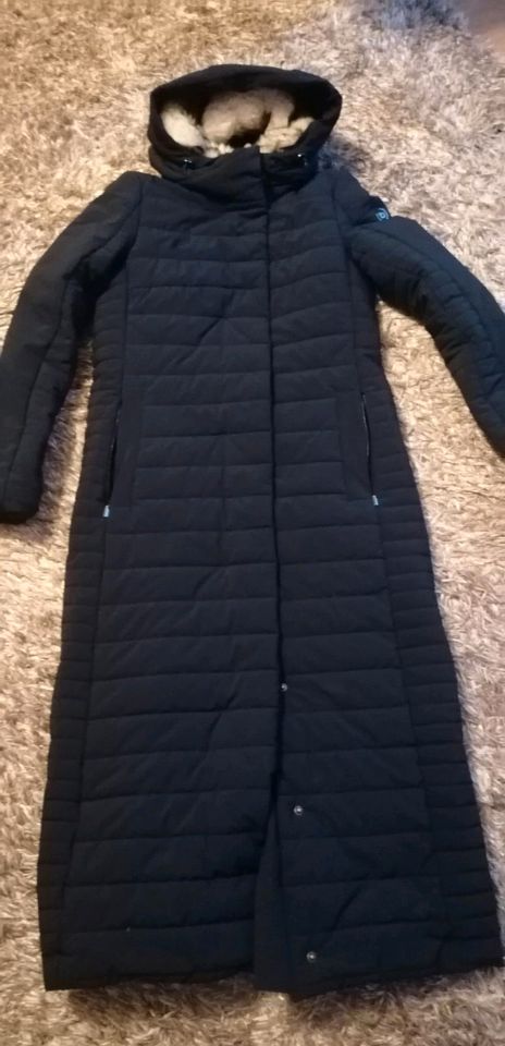 Langer Winter Mantel von Bugatti Dunkelblau Gr. 34 neu in Warendorf