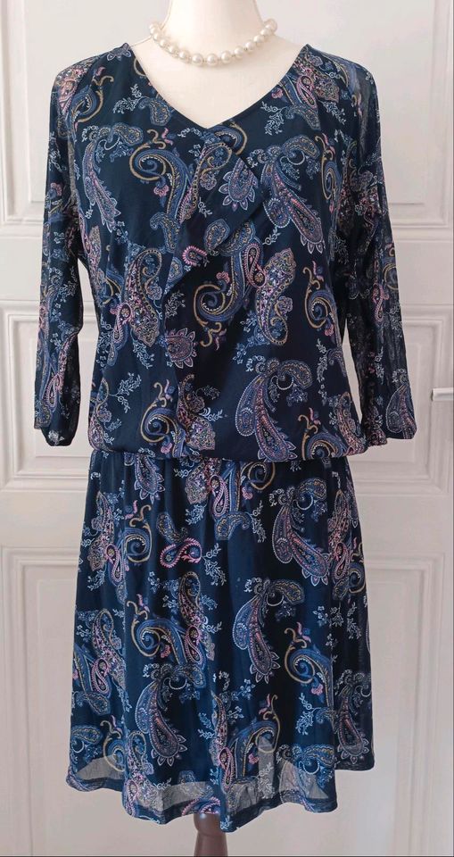 ❤️EDC ESPRIT XL 42 KLEID DRESS TUNIKA DAMEN SOMMERKLEID PAISLEY in Bad Tennstedt