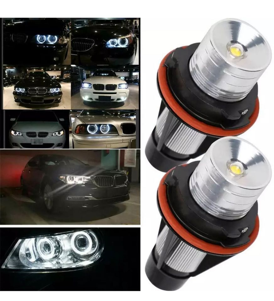 2 LED Standlicht Ringe Angel Eyes für BMW E39 E53 E60 E61 E63 E64 in Bebra