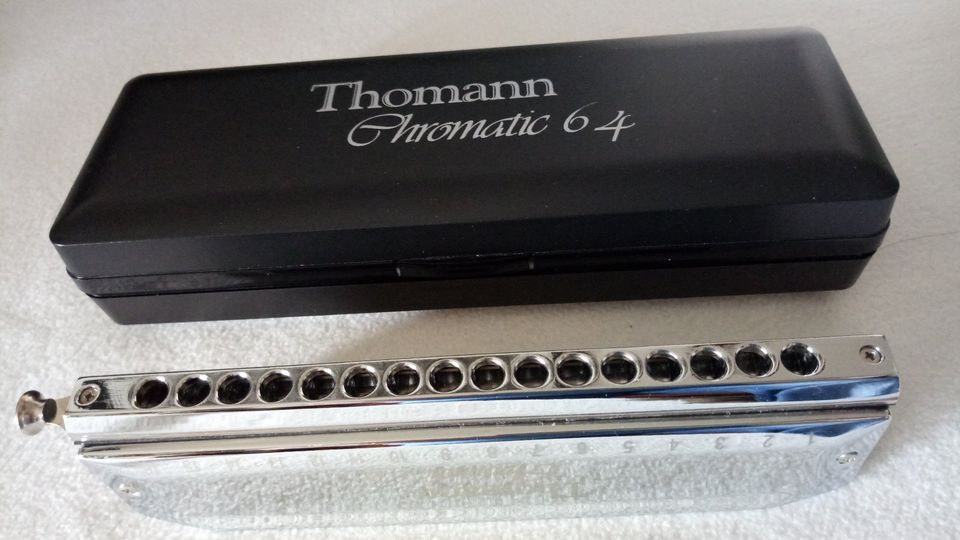 Thomann Chromatic 64 Mundharmonika C-Dur unbespielt Versand 0,-- in Hebertsfelden