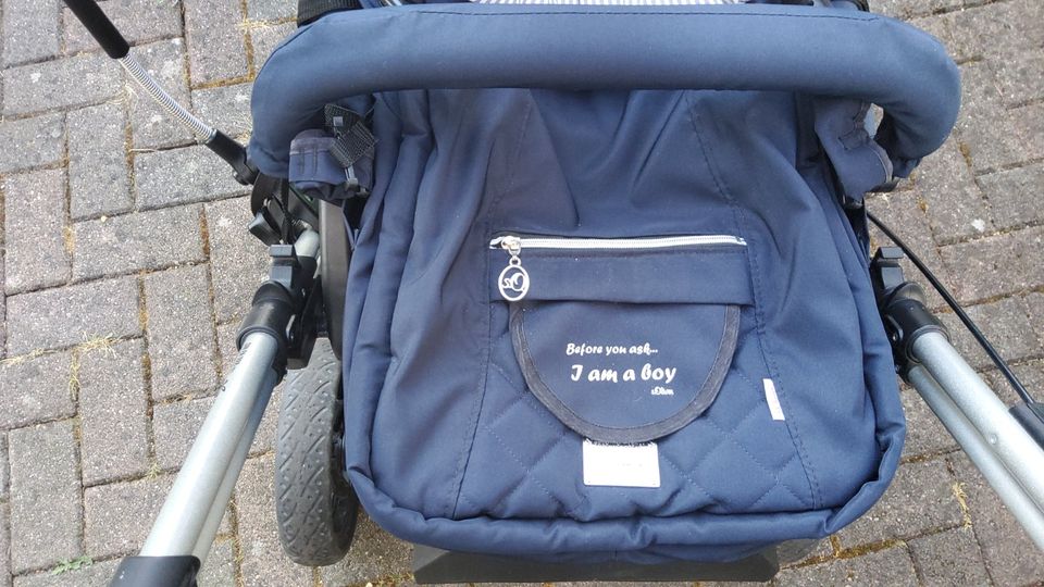 Hartan Kinderwagen, Model ToplineS, Ausf. TOM  Tailor blau Jungs in Sulzbach-Rosenberg