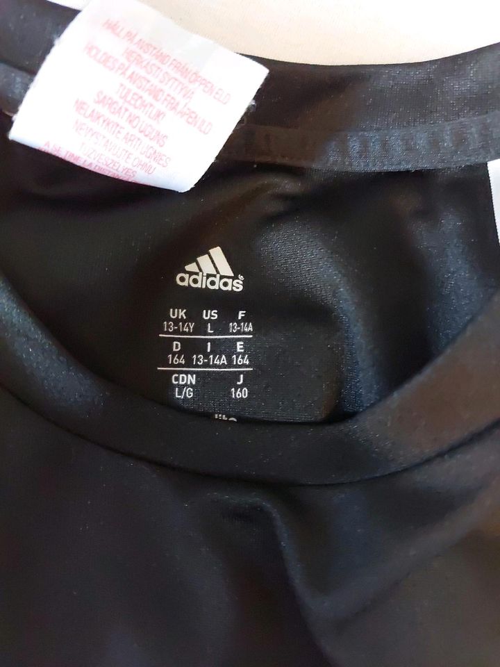 Kinder Adidas climalite Sport Shirt Gr. L 164 in Blieskastel