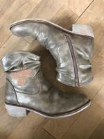 Goldene Stiefeletten von rieker, Größe 37 Bayern - Mindelheim Vorschau