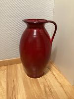 Bodenvase, 40cm hoch, ca. 24cm Umfang, rot, Steingut Leipzig - Plaußig-Portitz Vorschau