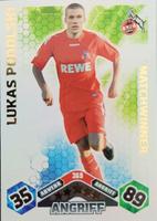 Match Attax Bundesliga 2010/2011 Lukas Podolski Matchwinner Schleswig-Holstein - Brügge Holst Vorschau