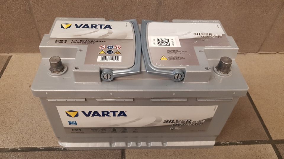 Batterie VARTA Silver Dynamic AGM F21 80Ah 800A Start Stop