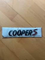 Mini Cooper S Emblem Schwarz Heckklappe Neu Kr. Passau - Passau Vorschau