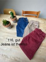 Hosen Paket 116 thermo Jeans rot blau braun beige Khaki Nordrhein-Westfalen - Mechernich Vorschau