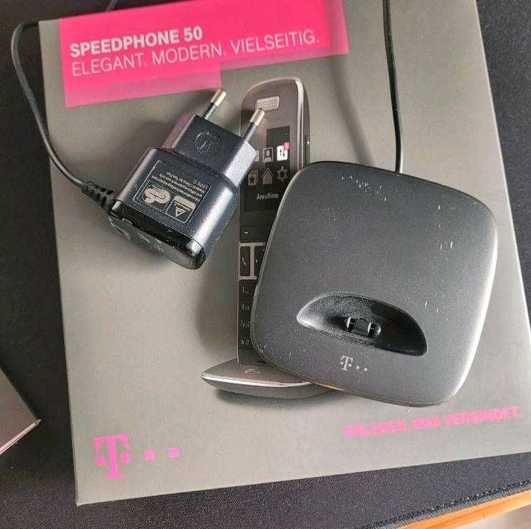 Schnurlostelefon Telekom SPEEDPHONE 50 in OVP in Gettorf