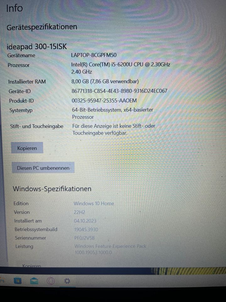 Lenovo LAPTOP-8CGPFM50 in Hannover