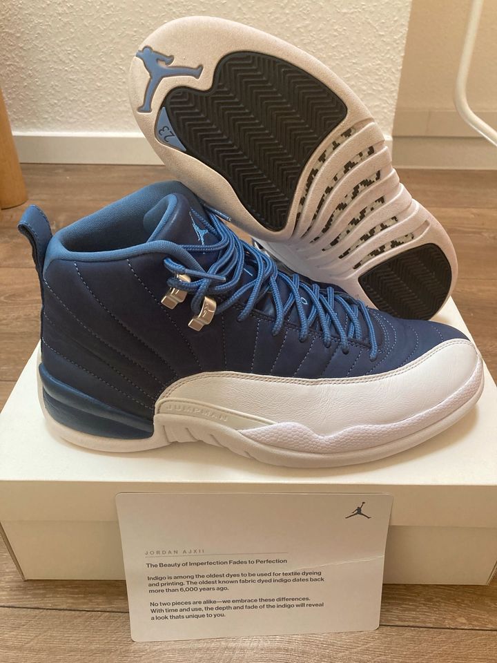 Air Jordan 12 Retro Indigo Blue White EU 43 US 9.5 in Erkrath