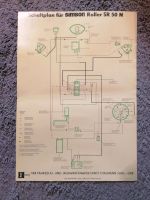 Simson SR 50 N Schaltplan orginal DDR SR 80 IFA Hessen - Borken Vorschau