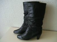 Salamander schwarze Stiefel Echtleder Gr. 38 (bis 39) Saarland - Dillingen (Saar) Vorschau