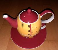 Chacult Keramik Teeservice Tasse Untertasse Teekanne Deckel Saarland - Mettlach Vorschau