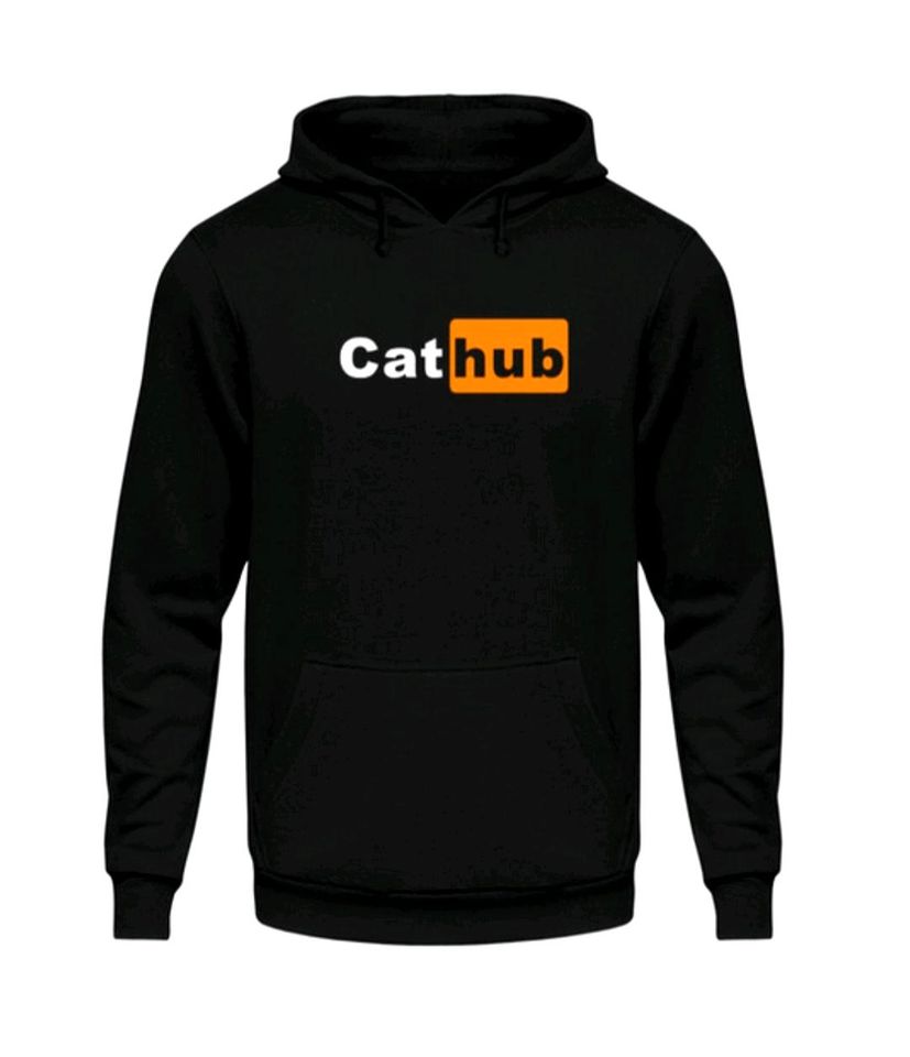 Cathub T-Shirt oder Hoodie Wels Waller Angeln Cat in Pössneck