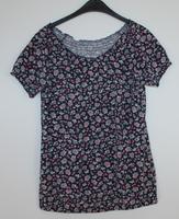 Geblümtes Shirt Bluse blau Gr.38 40 42 von Tchibo Hessen - Dautphetal Vorschau
