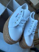 NEU SUPERGA COTROPEW weiß Plateau Bast 38 sneakers espadrilles Bayern - Erlangen Vorschau